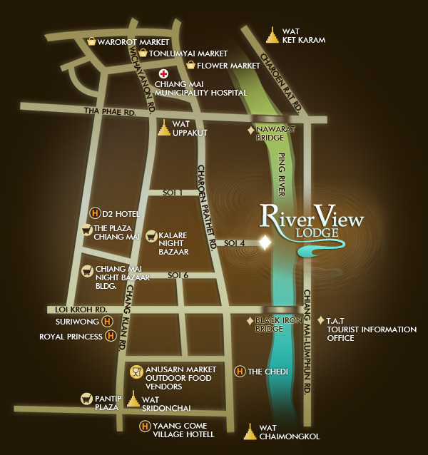 River View Lodge Map
